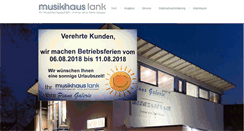 Desktop Screenshot of musikhaus-lank.de