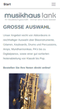 Mobile Screenshot of musikhaus-lank.de