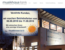 Tablet Screenshot of musikhaus-lank.de
